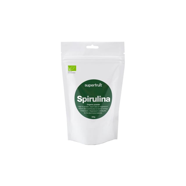 Superfruit Spirulinapulver 200g | Mat & dryck - Superfood - Spirulina | Apoteka