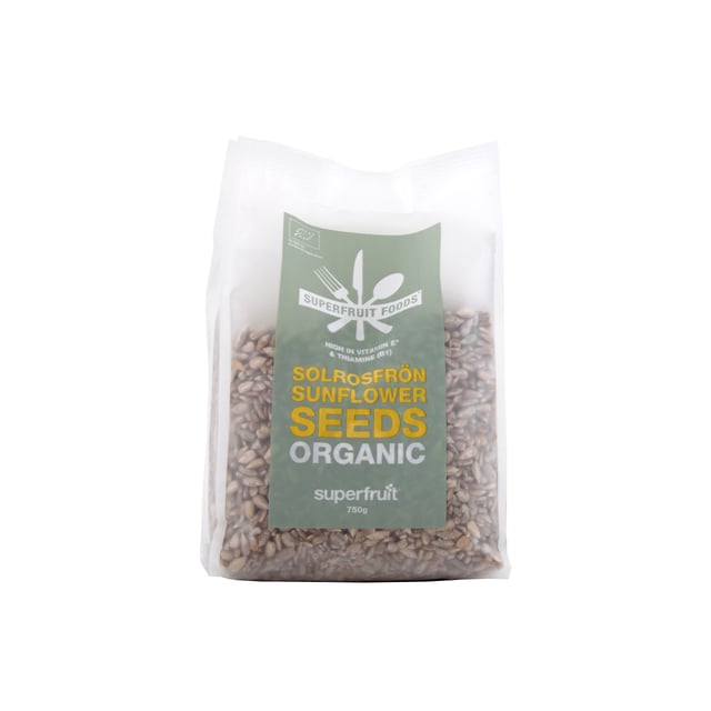 Superfruit Foods Solrosfrön EKO 750g | Mat & dryck - Snacks & godis - Naturgodis,Mat & dryck - Skafferi - Torkad frukt, nötter & frön | Apoteka