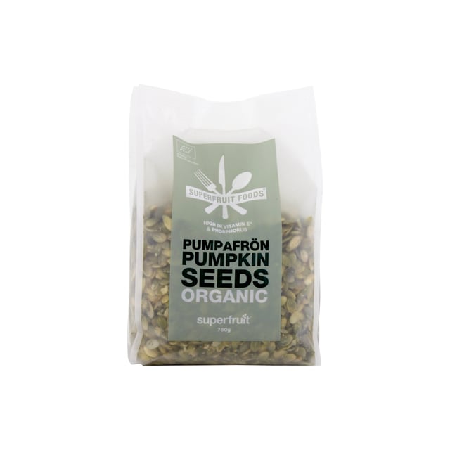Superfruit Foods Pumpafrön EKO 750g | Mat & dryck - Snacks & godis - Naturgodis | Apoteka