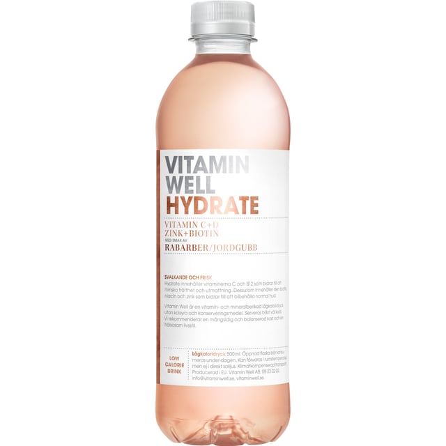 Vitamin Well Hydrate 500 ml | Mat & dryck - Drycker - Funktionell dryck | Apoteka