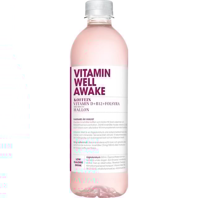 Vitamin Well Awake 500 ml | Mat & dryck - Drycker - Funktionell dryck | Apoteka