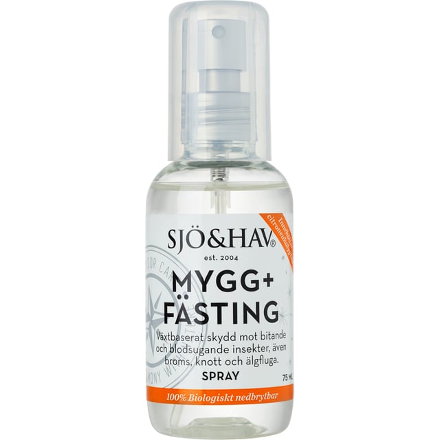 Sjö&Hav Mygg & Fästing Spray 75 ml | Sår, bett & stick - Bett & stick - Fästingbett,Sår, bett & stick - Bett & stick - Insektsbett,Sår, bett & stick - Bett & stick - Myggbett,Baby, barn & förälder - Lilla apoteket - Bett & stick hos barn | Apoteka