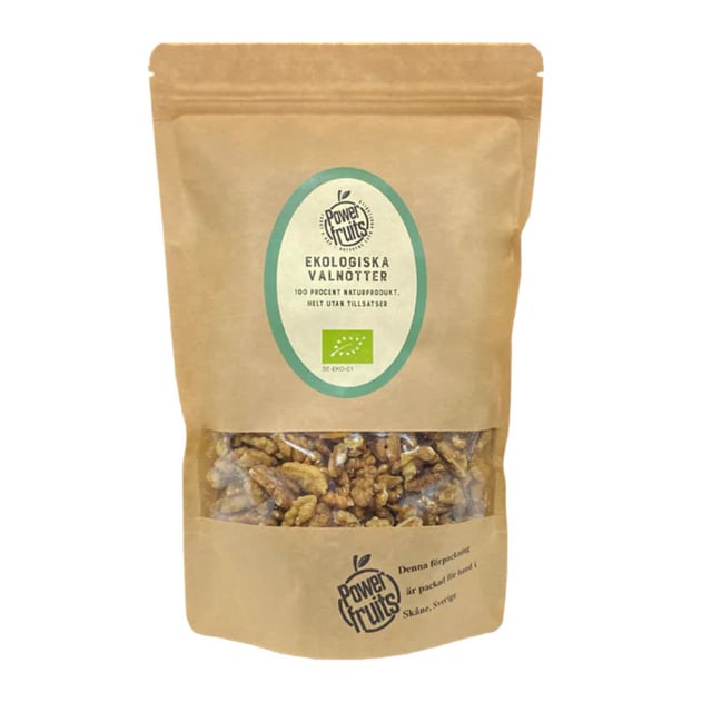 Powerfruits Valnötter Eko 500 g | Mat & dryck - Snacks & godis - Naturgodis,Mat & dryck - Skafferi - Torkad frukt, nötter & frön | Apoteka