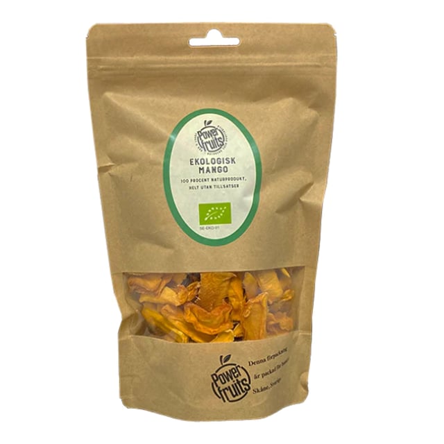 Powerfruits Ekologisk Mango 500g | Mat & dryck - Snacks & godis - Naturgodis,Mat & dryck - Skafferi - Torkad frukt, nötter & frön | Apoteka