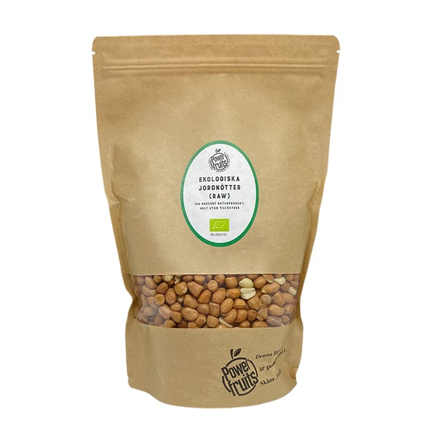 Powerfruits Jordnötter 500g | Mat & dryck - Snacks & godis - Naturgodis,Mat & dryck - Skafferi - Torkad frukt, nötter & frön | Apoteka