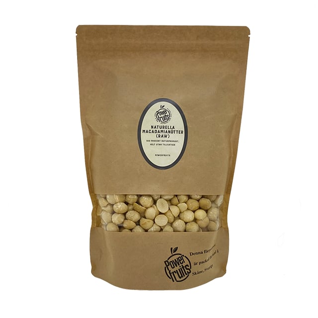Powerfruits Macadamianötter Naturella 1 kg EKO | Mat & dryck - Snacks & godis - Naturgodis,Mat & dryck - Skafferi - Torkad frukt, nötter & frön | Apoteka