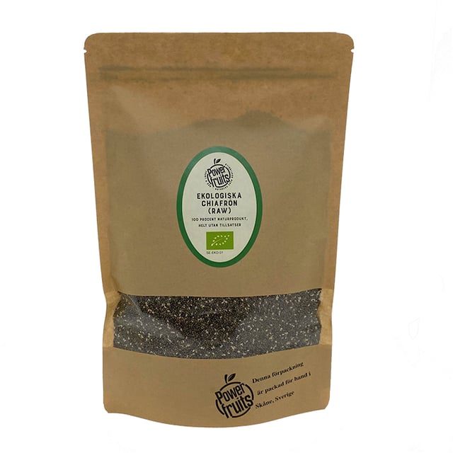Powerfruits Ekologiska Chiafrön 1000g | Mat & dryck - Skafferi - Torkad frukt, nötter & frön | Apoteka