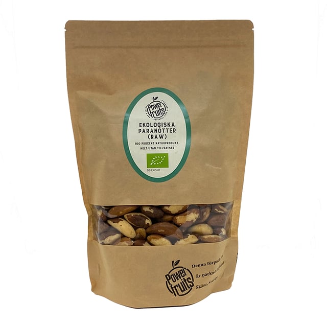 Powerfruits Paranötter 1000g | Mat & dryck - Snacks & godis - Naturgodis,Mat & dryck - Skafferi - Torkad frukt, nötter & frön | Apoteka