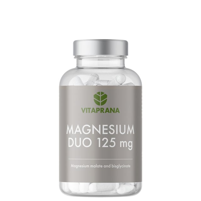 Vitaprana Magnesium Duo 125mg 100 kapslar | Vitaminer & kosttillskott - Vitaminer & mineraler - Magnesium | Apoteka