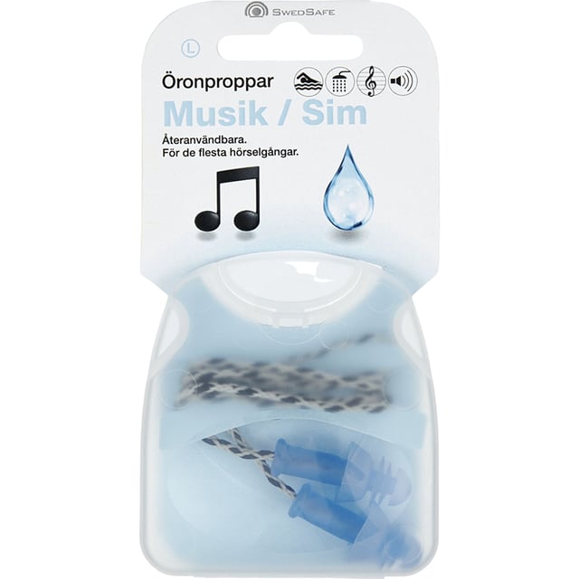 SwedSafe Musik & Simpropp l 2 st | Ögon & öron - Öron - Öronproppar | Apoteka