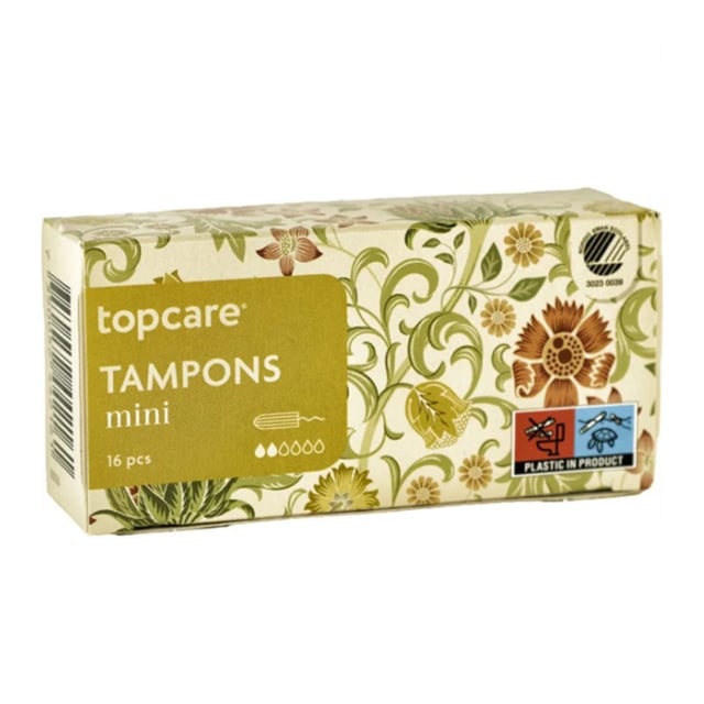 Topcare Tamponger Mini 16 st | Intimvård - Mensskydd - Tampong | Apoteka