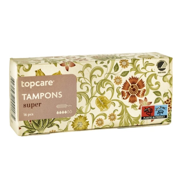 Topcare Tamponger Super 16 st | Intimvård - Mensskydd - Tampong | Apoteka