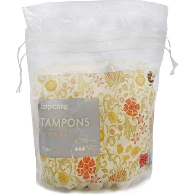 Topcare Tamponger Normal 80 st | Intimvård - Mensskydd - Tampong | Apoteka
