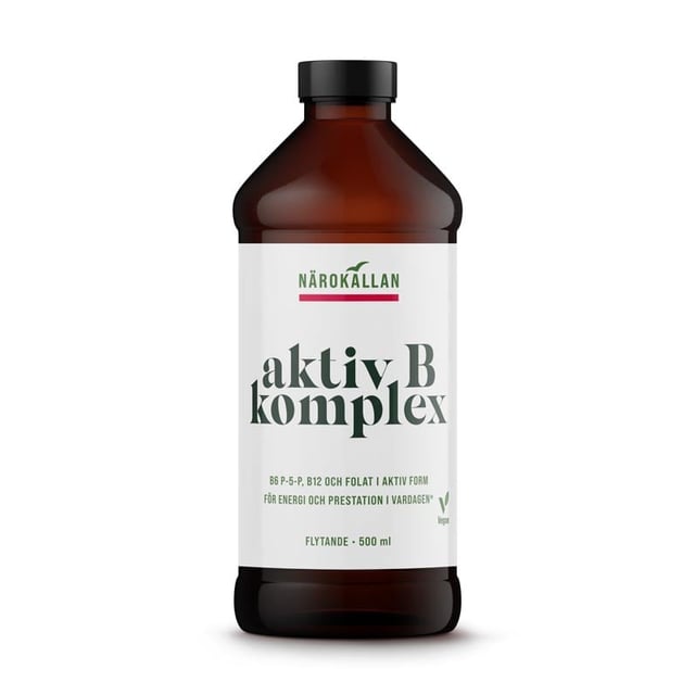 NÄROKÄLLAN Aktiv B-komplex 500 ml | Vitaminer & kosttillskott - Vitaminer & mineraler - B-vitaminer - B-vitaminkomplex | Apoteka