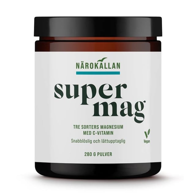 NÄROKÄLLAN Super Mag Pulver 280 g | Vitaminer & kosttillskott - Vitaminer & mineraler - Magnesium | Apoteka