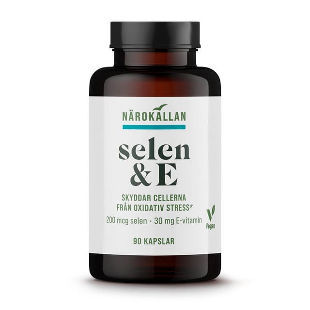 Närokällan Selen & E 90 kapslar | Vitaminer & kosttillskott - Vitaminer & mineraler - Selen,Vitaminer & kosttillskott - Vitaminer & mineraler - E-vitamin | Apoteka