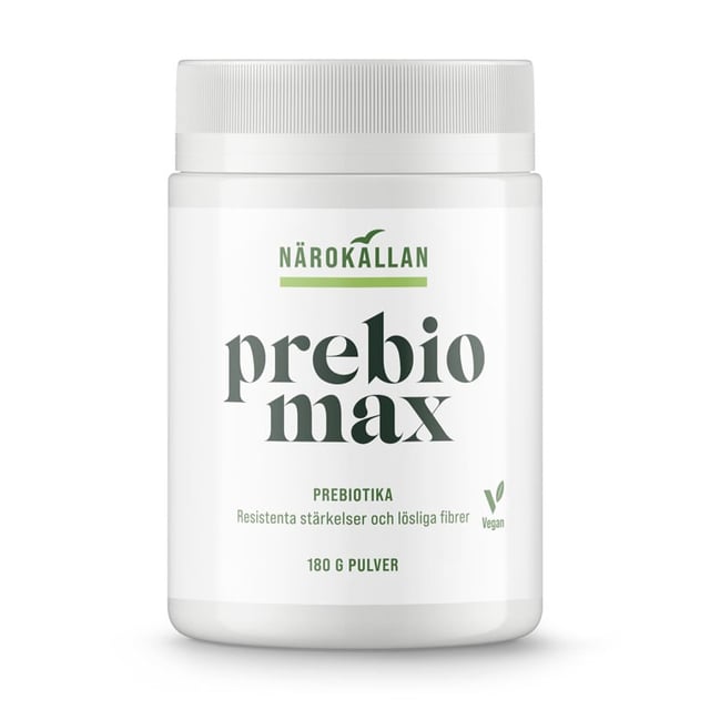 Närokällan PrebioMax 180 g | Vitaminer & kosttillskott - Kosttillskott för mage - Kostfiber,Vitaminer & kosttillskott - Kosttillskott för mage - Mjölksyrabakterier,Mage & tarm - Matsmältning | Apoteka