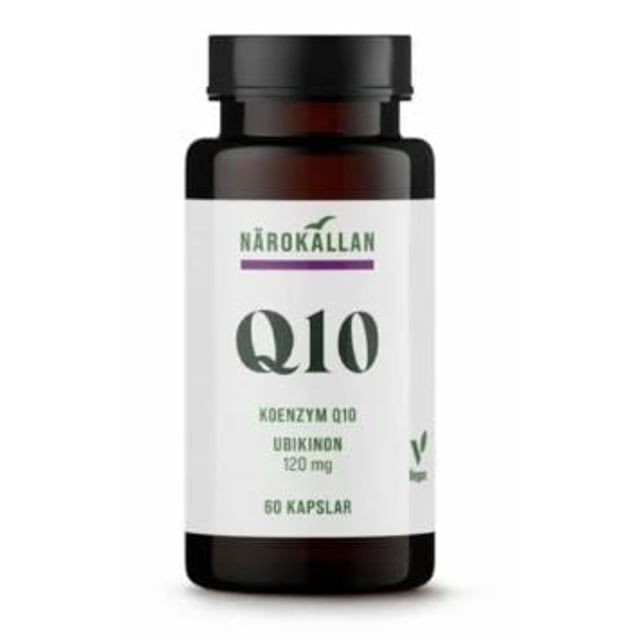 Närokällan Q10 120 mg 60 kapslar | Vitaminer & kosttillskott - Q10 | Apoteka
