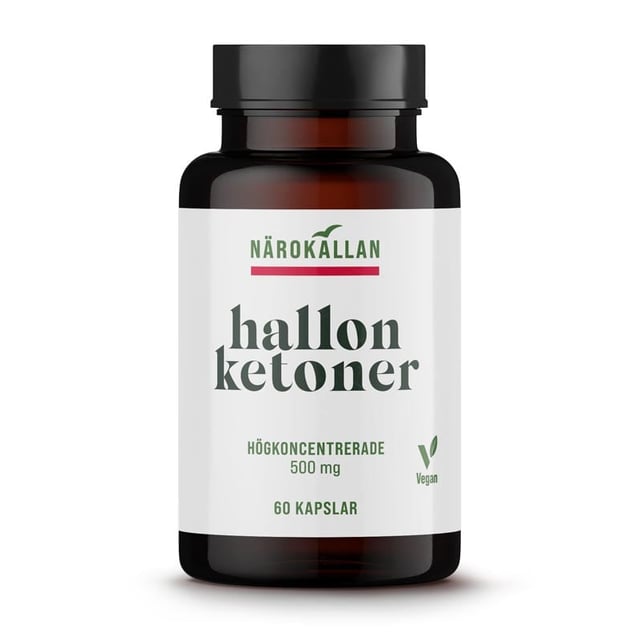 Närokällan Hallonketoner 500mg 60 kapslar | Viktkontroll - Viktminskning,Vitaminer & kosttillskott - Energi & fokus | Apoteka