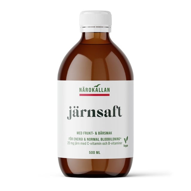 Närokällan Järnsaft 500 ml | Vitaminer & kosttillskott - Vitaminer & mineraler - Järn | Apoteka