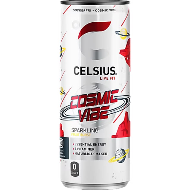 Celsius Cosmic Vibe 355 ml | Mat & dryck - Drycker - Energidryck,Träning - Energigivande - Energidryck | Apoteka