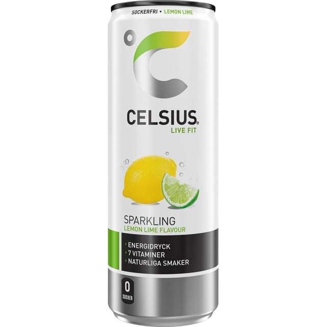 Celsius Lemon Lime 355 ml | Mat & dryck - Drycker - Energidryck,Träning - Energigivande - Energidryck | Apoteka