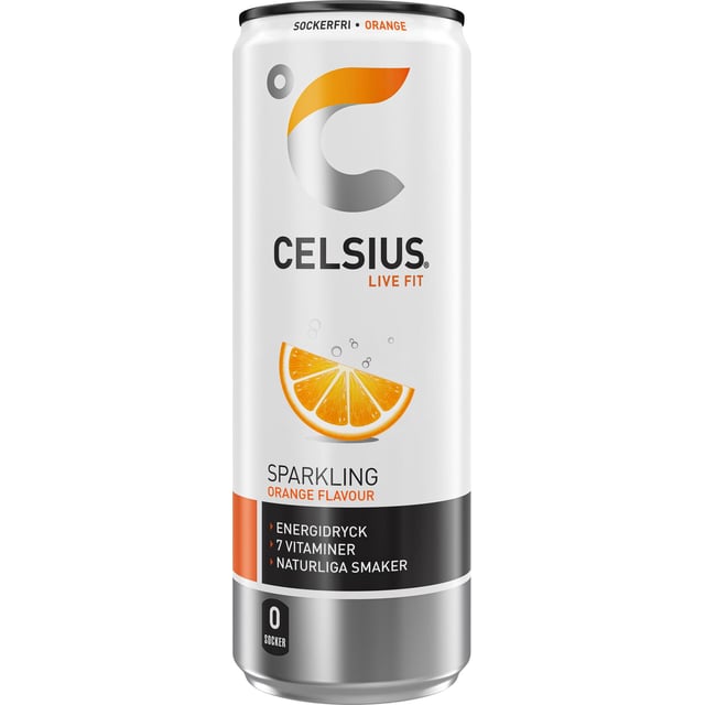 Celsius Orange 355 ml | Mat & dryck - Drycker - Energidryck,Träning - Energigivande - Energidryck | Apoteka