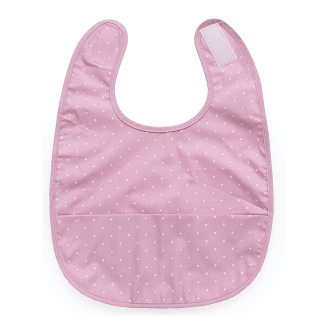 SUMMERVILLE organic Haklapp EKO Soft Pink Dotty 1 st | Baby, barn & förälder - Mata - Haklappar | Apoteka