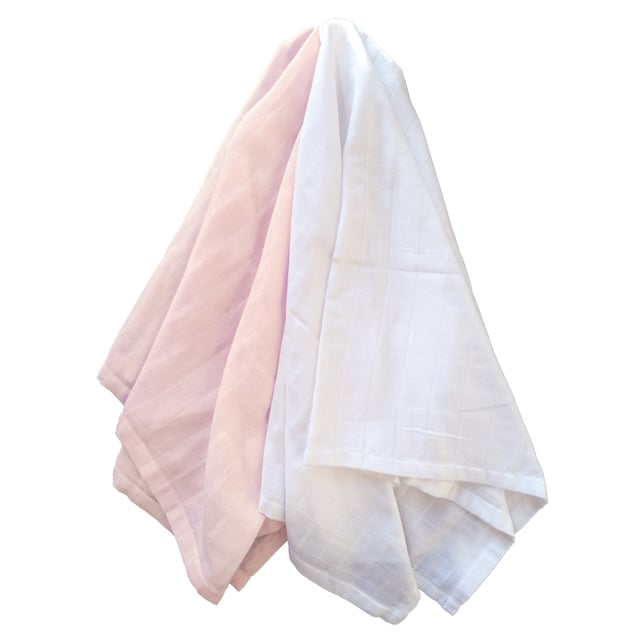 SUMMERVILLE Organic Muslinfilt GOTS Pale Pink 2-pack | Baby, barn & förälder - Babyfiltar | Apoteka