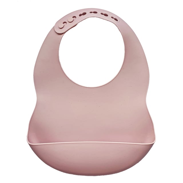 Summerville Haklapp Silikon Pale Mauve | Baby, barn & förälder - Mata - Haklappar | Apoteka