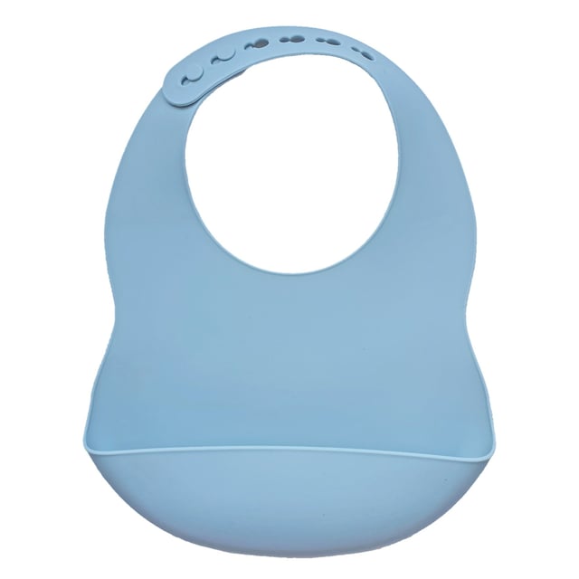 Summerville Haklapp Silikon Stone Blue | Baby, barn & förälder - Mata - Haklappar | Apoteka