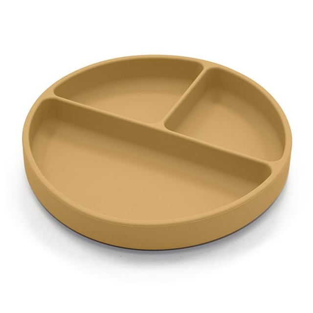 Summerville Tallrik Delad Silikon Ockra | Baby, barn & förälder - Mata - Barntallrikar & barnbestick | Apoteka