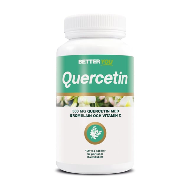 Better You Quercetin 120 kapslar | Vitaminer & kosttillskott - Växtbaserade kosttillskott | Apoteka