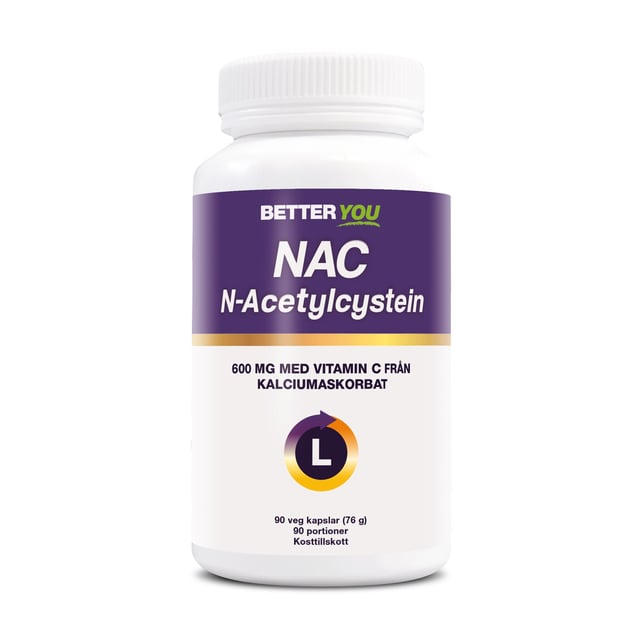 Better You NAC 600 mg 90 kapslar | Vitaminer & kosttillskott - Immunförsvar | Apoteka