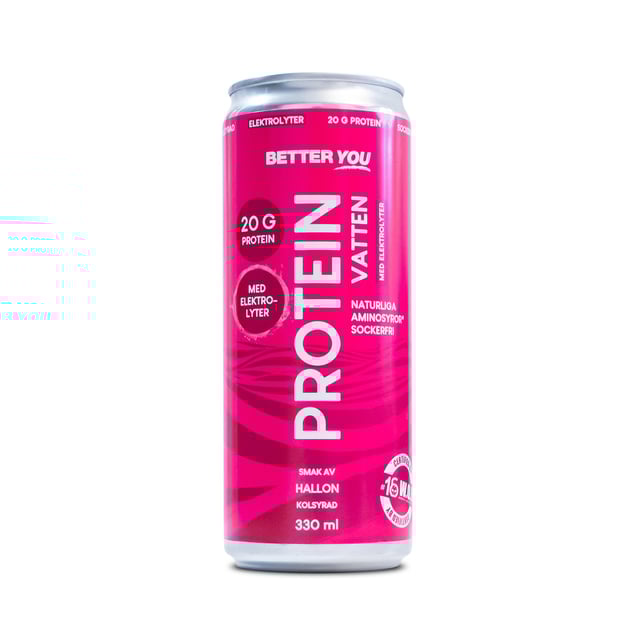 Better You Proteinvatten Sweet Raspberry Elektrolyter 330 ml | Mat & dryck - Drycker - Funktionell dryck,Träning - Vätskeersättning | Apoteka