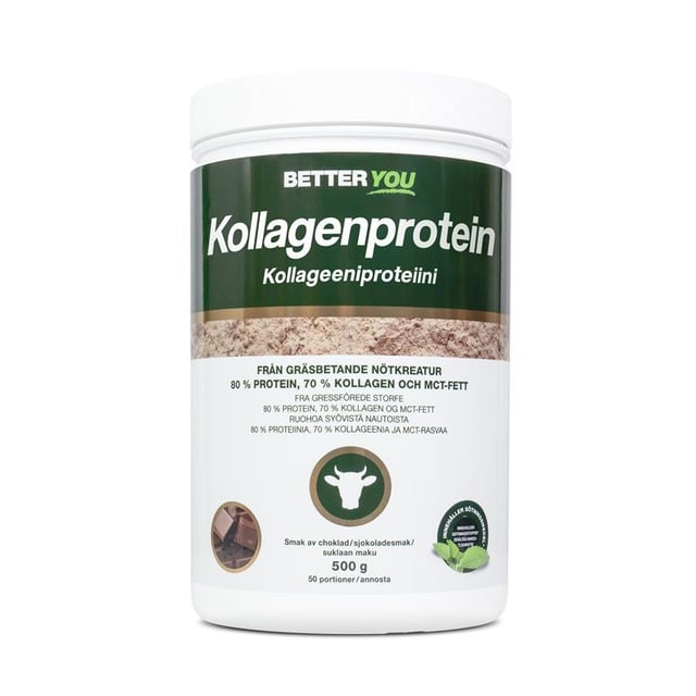 Better You Kollagenprotein Choklad 500 g | Mat & dryck - Skafferi - Kryddor & smaksättning - Buljong,Träning - Proteintillskott - Animaliskt protein | Apoteka