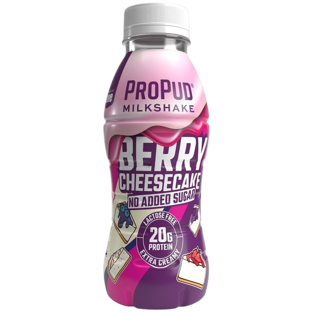 Propud Milkshake Berry 330 ml | Träning - Proteintillskott - Proteindryck | Apoteka