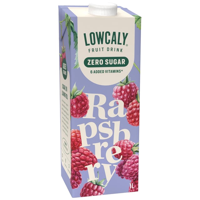 Lowcaly Fruktdryck Rasberry 1 liter | Mat & dryck - Drycker - Fruktdryck & bärdryck | Apoteka