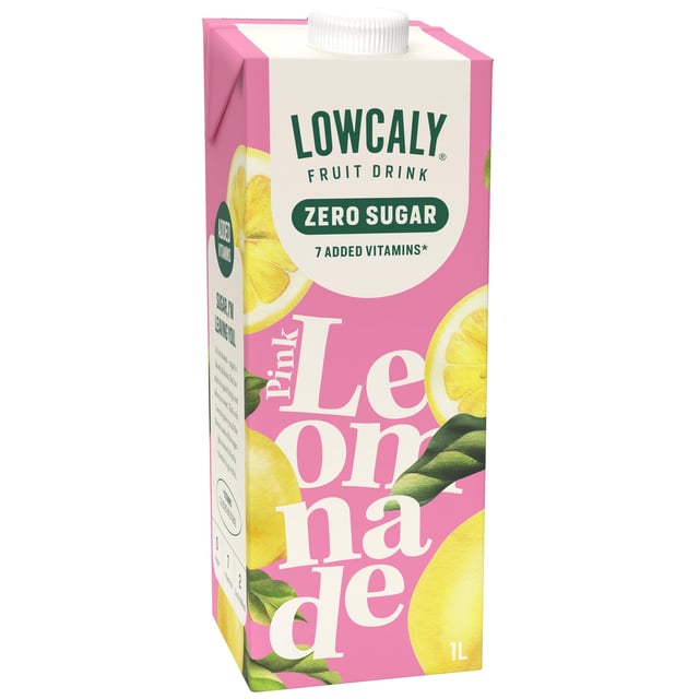 Lowcaly Pink Lemonade 1000 ml | Mat & dryck - Drycker - Fruktdryck & bärdryck | Apoteka