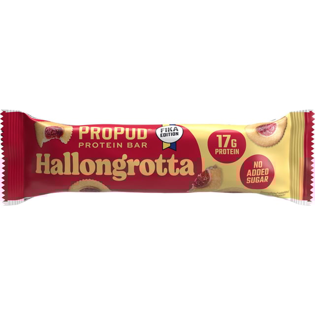 ProPud Proteinbar Hallongrotta 55 g | Träning - Proteintillskott - Proteinbar,Mat & dryck - Bars - Proteinbars | Apoteka