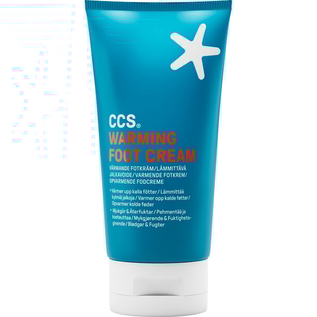 CCS Warming Foot Cream Värmande & Mjukgörande Fotkräm för Kalla Fötter 150 ml | Hudvård - Händer & fötter - Fotvård - Fotkräm | Apoteka