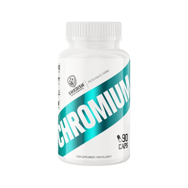 Swedish Supplements Chromium 90 kapslar | Vitaminer & kosttillskott - Vitaminer & mineraler - Krom | Apoteka