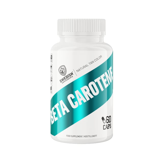Swedish Supplements Beta Caroten 60 kapslar | Vitaminer & kosttillskott - Betakaroten | Apoteka
