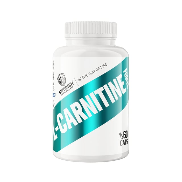 Swedish Supplements L-Carnitin Forte 60 kapslar | Vitaminer & kosttillskott - Aminosyror | Apoteka