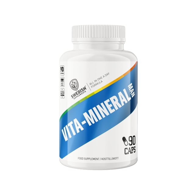 Swedish Supplements Vita-Mineral Man 90 kapslar | Vitaminer & kosttillskott - Vitaminer & mineraler - Multivitamin - Multivitaminkomplex | Apoteka