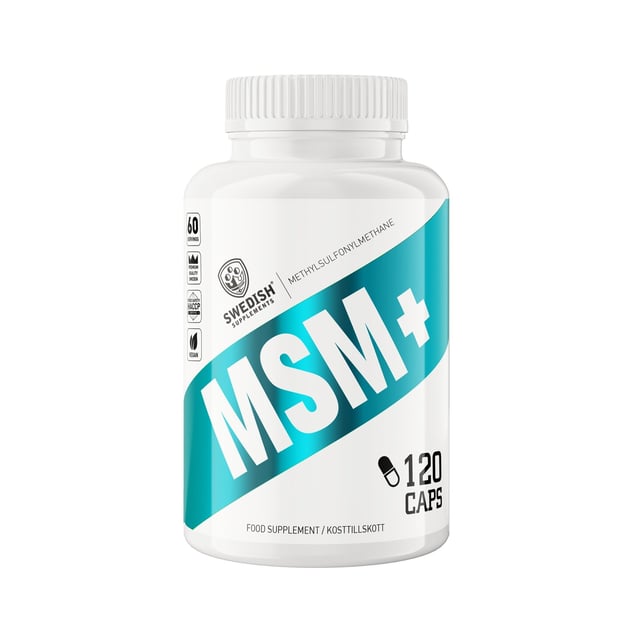 Swedish Supplements MSM+ 120 kapslar | Vitaminer & kosttillskott - MSM | Apoteka