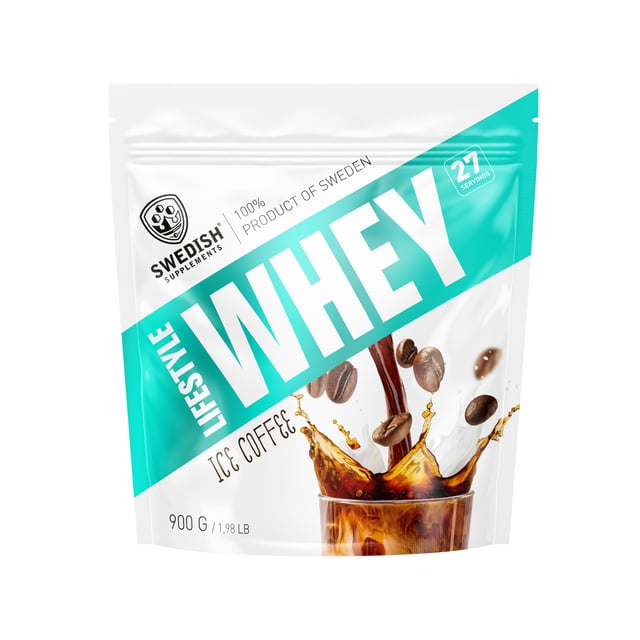 Swedish Supplements Lifestyle Whey Ice Coffe 900 g | Träning - Proteintillskott - Proteinpulver - Vassleprotein | Apoteka