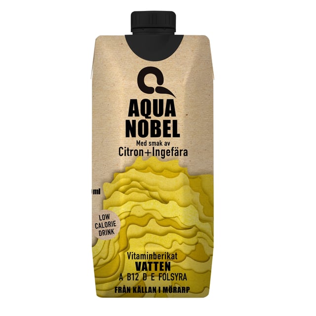 Aqua Nobel Vitaminvatten Citron & Ingefära 500 ml | Mat & dryck - Drycker - Funktionell dryck | Apoteka