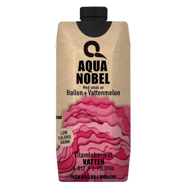 Aqua Nobel Vitaminvatten Hallon & Vattenmelon 500 ml | Mat & dryck - Drycker - Funktionell dryck | Apoteka