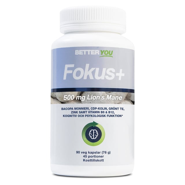 Better You Fokus+ 90 kapslar | Vitaminer & kosttillskott - Energi & fokus | Apoteka